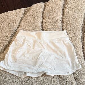 lululemon White Athletic Skirt